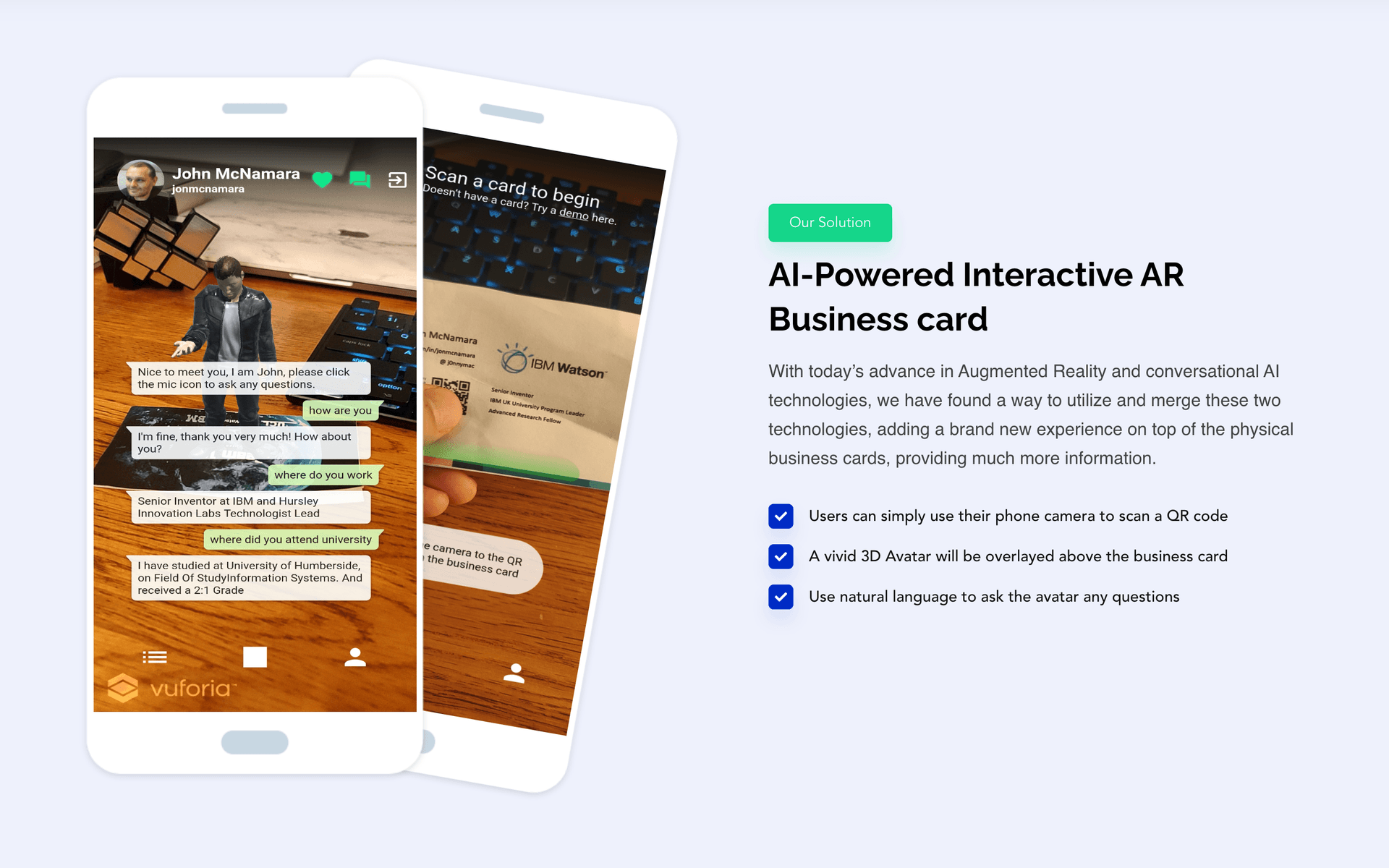 AR Business Card